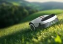 Anthbot Genie wire-free robot lawn mower using AI and RTK navigation to mow a residential lawn in 2026