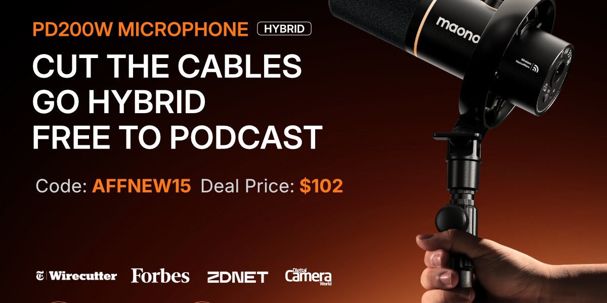 Maono headphones for podcast editing and content creation