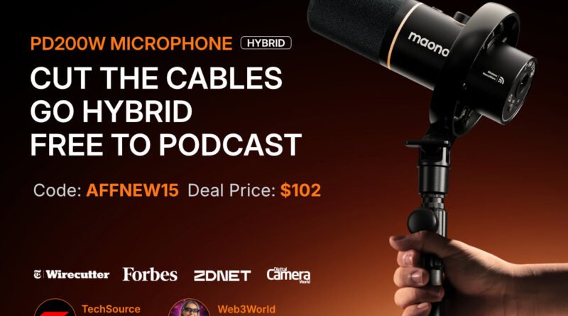Maono headphones for podcast editing and content creation