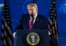 Trump hails U.S. exceptionalism before veering into darkly political speech to usher in