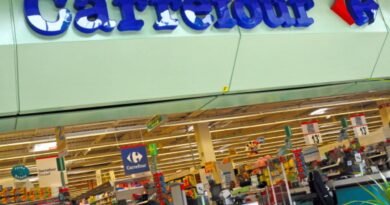 French supermarket giant’s shares plunge 14% after warning ‘unprecedented’ unrest will hit